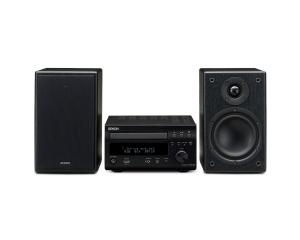 DENON D-M38 Micro-HiFi System mikro hifi sistema, Black (RCD-M38 CD Receiver + SC-M37 Loudspeaker) Cherry  (spalva ruda) RCDM38